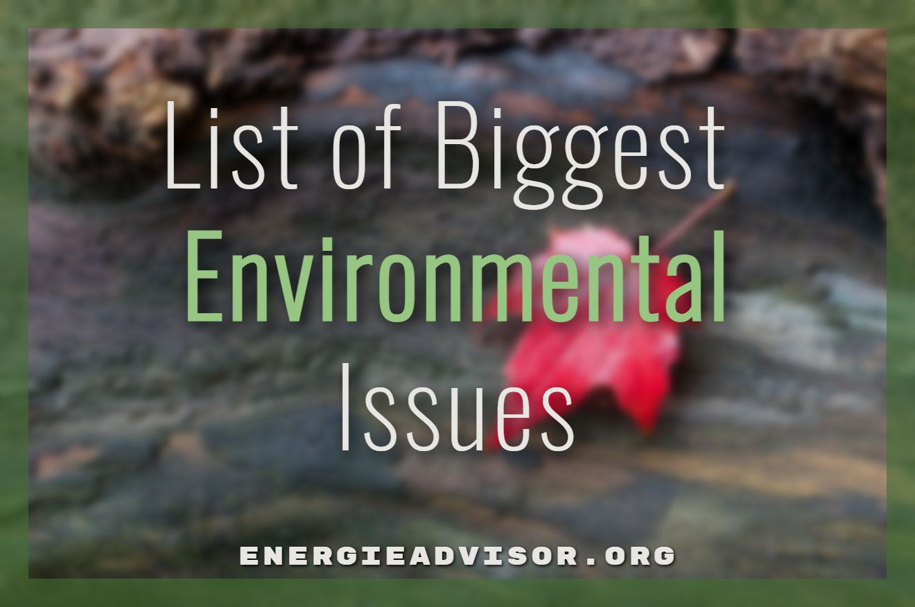 List of 25 Biggest Environmental Issues