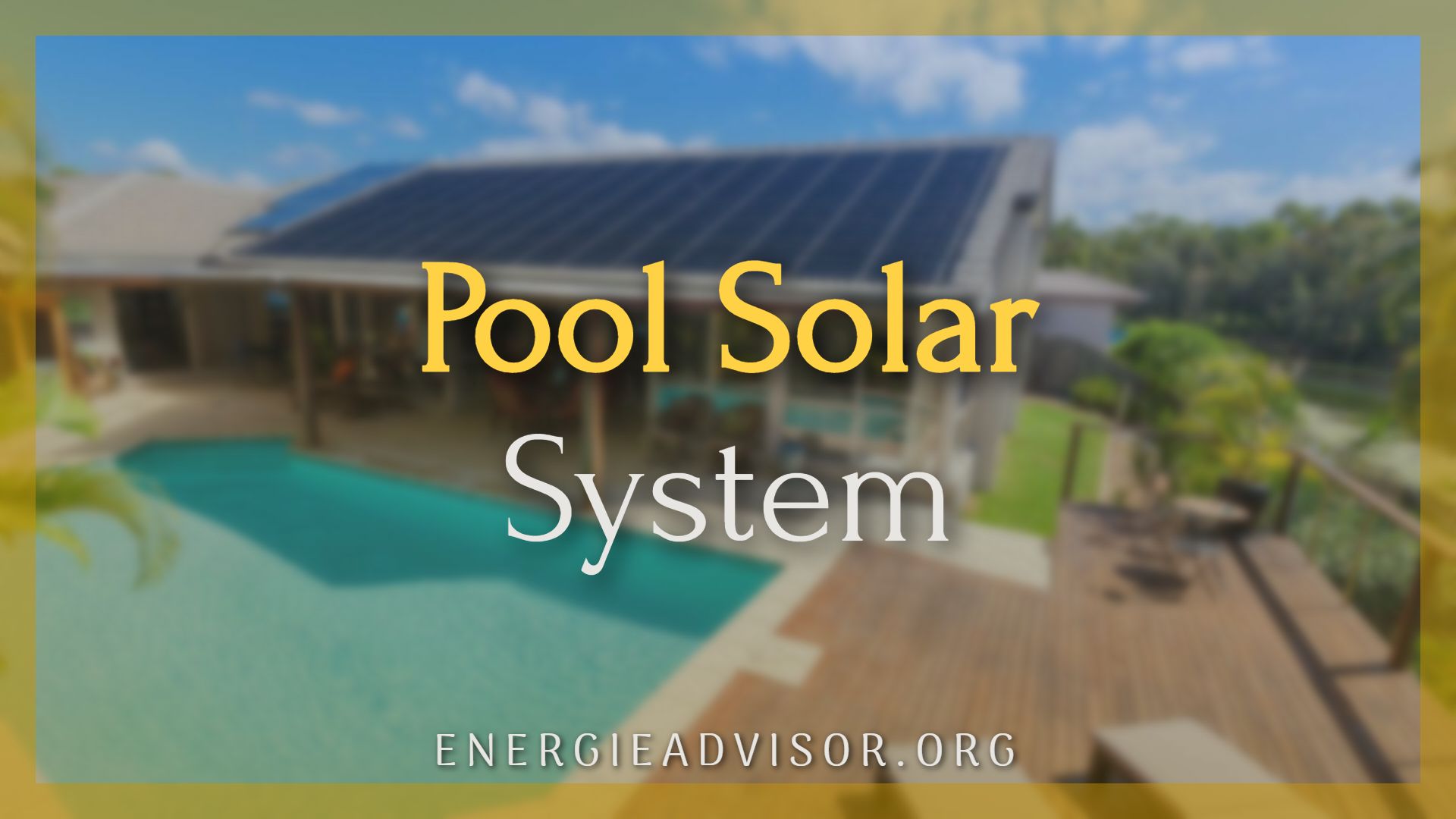 Pool Solar System